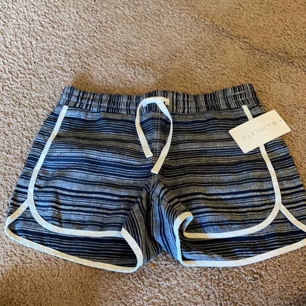 NWT ATHLETA - Jacquard Sandbar Shortie - SZ 10